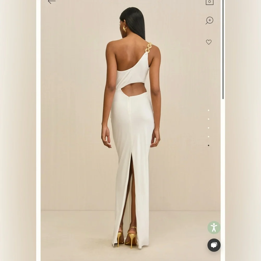 Cult Gaia Cobi Gown in Merlot - Picture 4 of 7